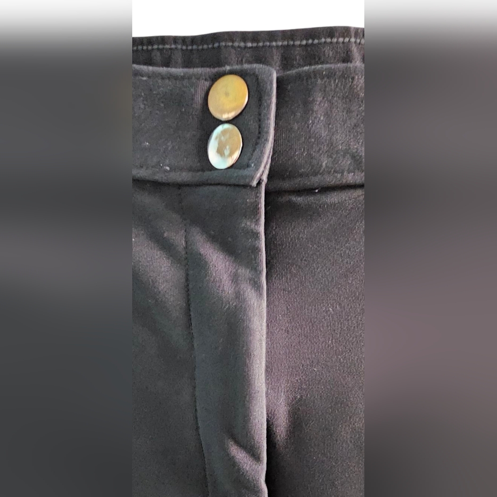 Nike -Women's Dri-Fit Pants Slacks Zip-up Button Closure Silky Stretchy Athletic - Picture 4 of 9